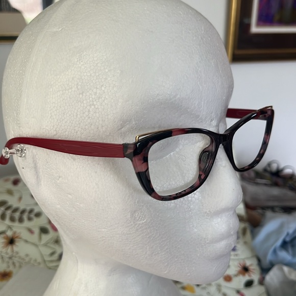 Red tortoise eye glasses never worn sale eye wear - Picture 4 of 10
